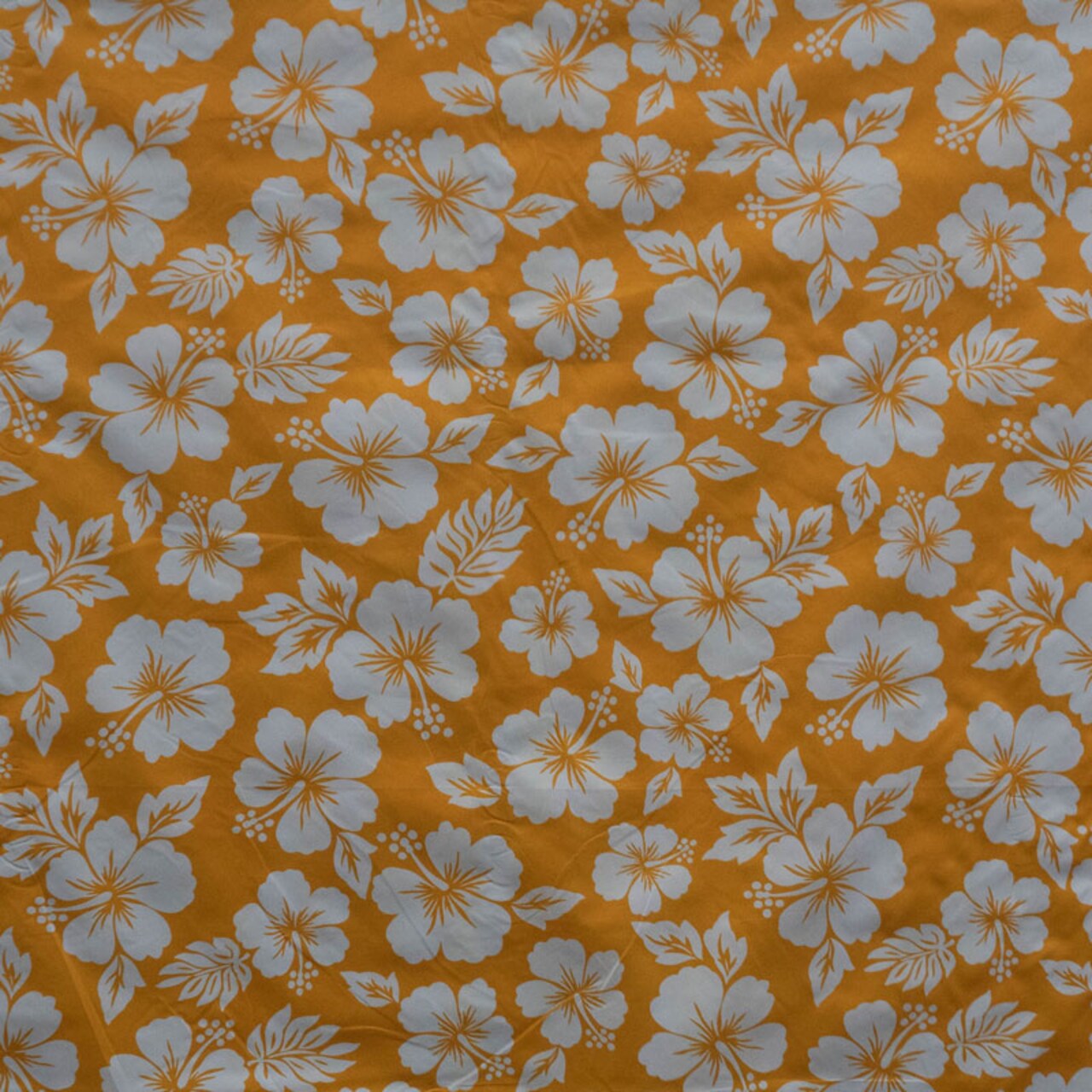 1 Yard Hibiscus Flower Polyester Fabric For Apparel Sewing And Tropical Craft Projects 60 Inch